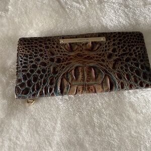 Brahmin embossed Leather Wallet